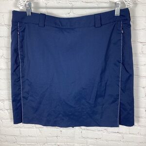Nike Golf Tour Performance Dri-Fit Golf Skirt Skort Women’s Size 14 Navy Blue